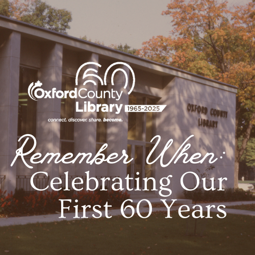 Special reception commemorates six decades of service, access and community at Oxford County Library