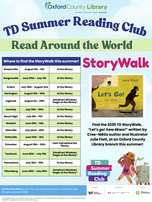 Story Walk poster 2025