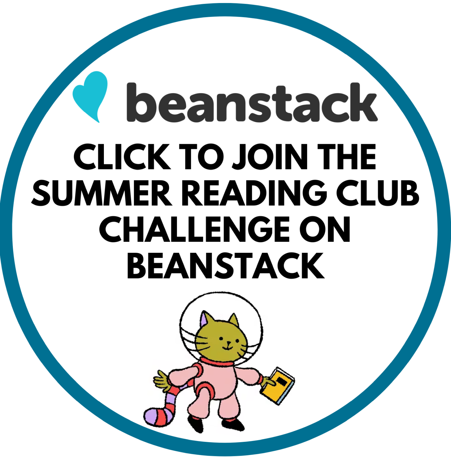 Click to sign up for the Summer Reading Challenge on Beanstack